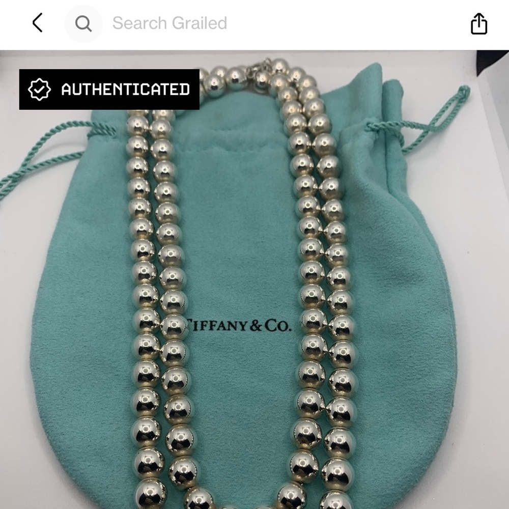 FIRM - Authentic & Rare 35” Long Tiffany & Co Hardwear Ball Necklace